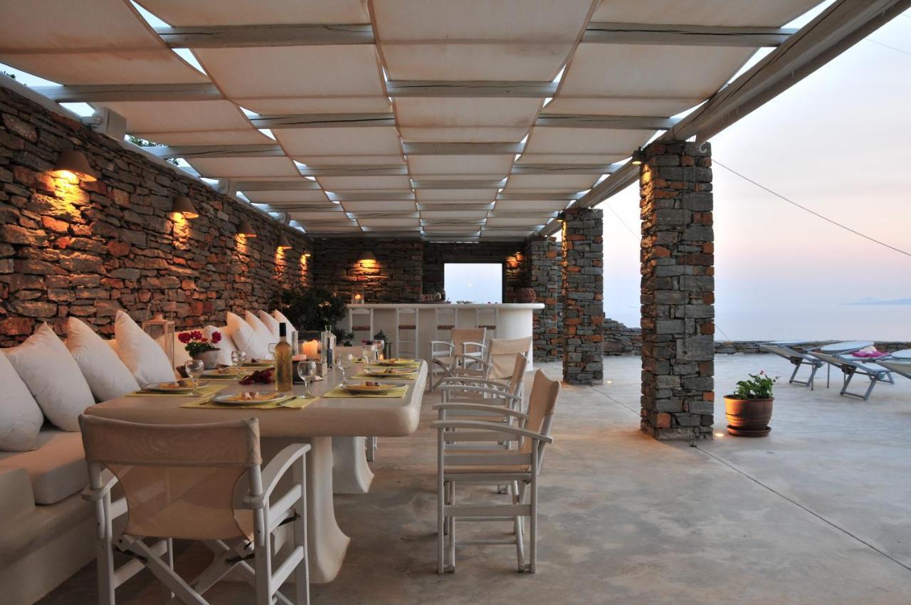 Spectacular Sunset View Villa At Melissaki Ioulis Exterior foto