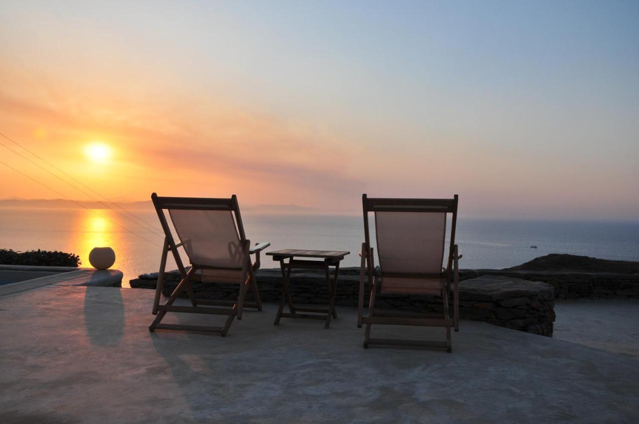 Spectacular Sunset View Villa At Melissaki Ioulis Exterior foto