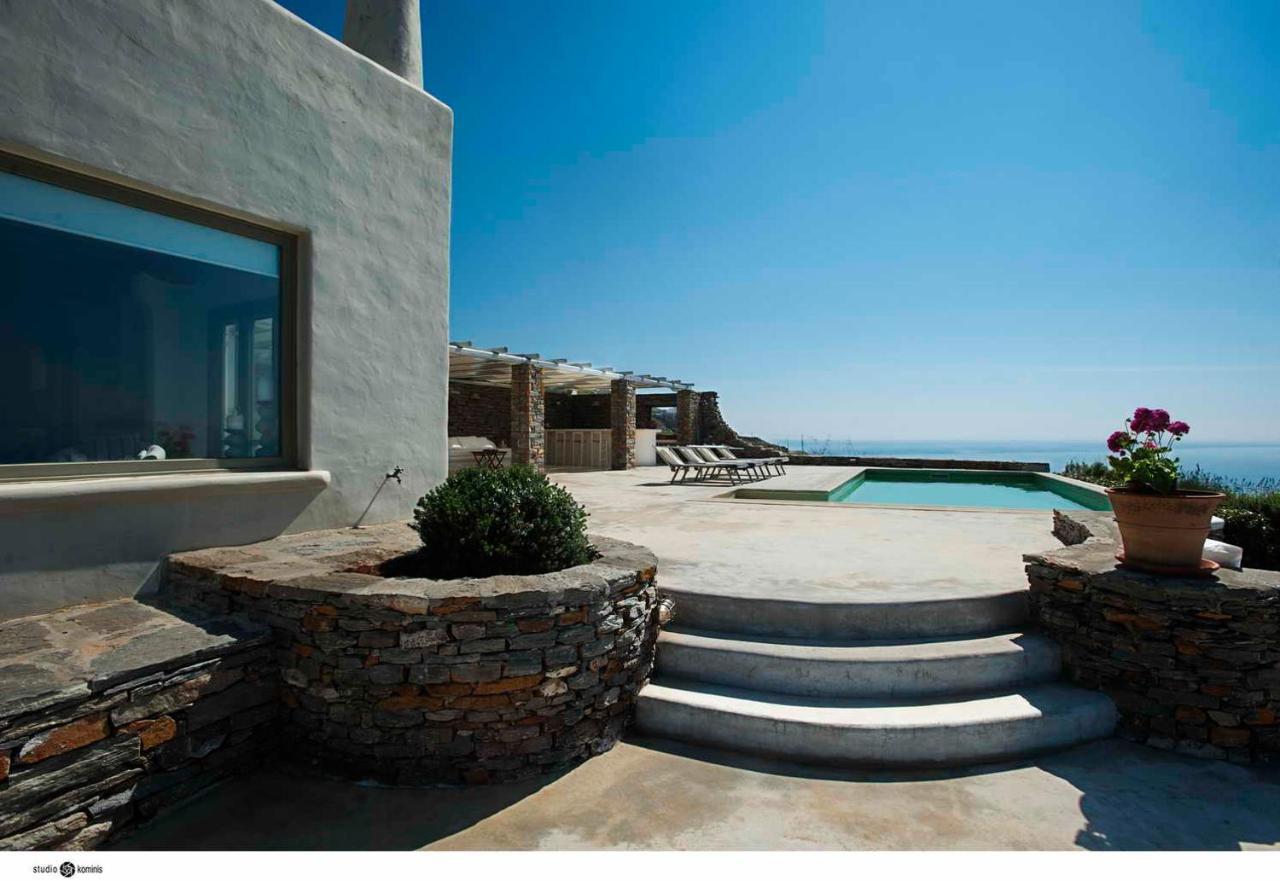 Spectacular Sunset View Villa At Melissaki Ioulis Exterior foto
